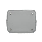 Hermes Handbag Picotin Lock MM Taurillon Clemence Gray Pantin Silver — view 3
