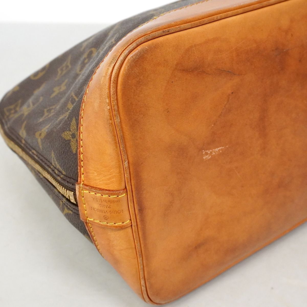 Louis Vuitton Handbag Monogram Alma Brown — view 7