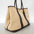 Hermes Tote Bag Garden Party PM Toile H Brown Silver — view 2