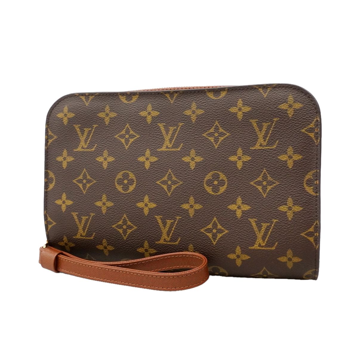 Louis Vuitton Clutch Monogram Orsay Brown