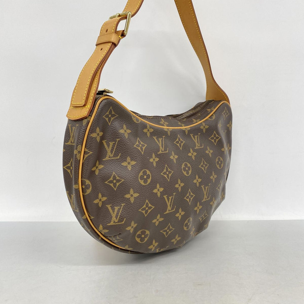 Louis Vuitton Shoulder Bag Monogram Croissant MM Brown — view 2