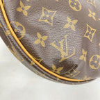 Louis Vuitton Shoulder Bag Monogram Croissant MM Brown — view 6