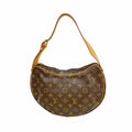 Louis Vuitton Shoulder Bag Monogram Croissant MM Brown