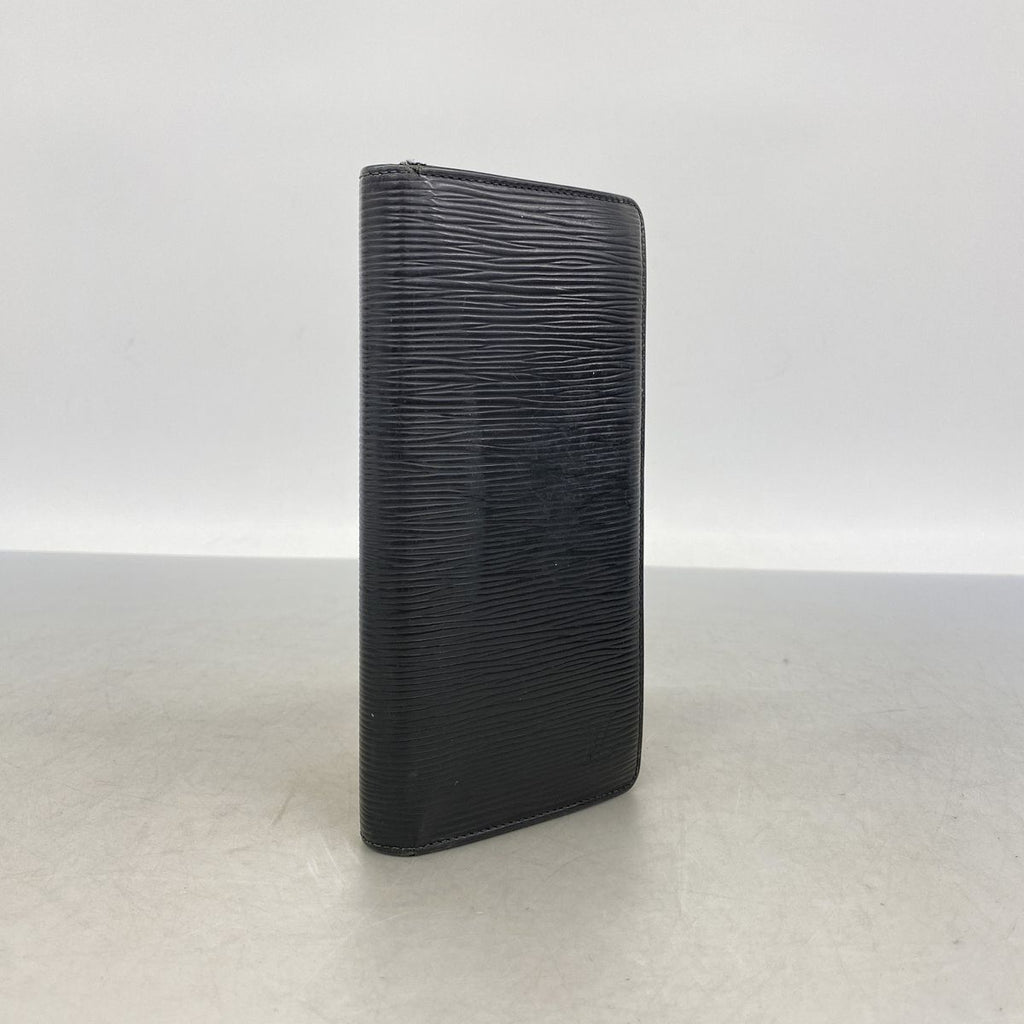 Louis Vuitton Wallet Epi Portefeuille Brazza Noir — view 2