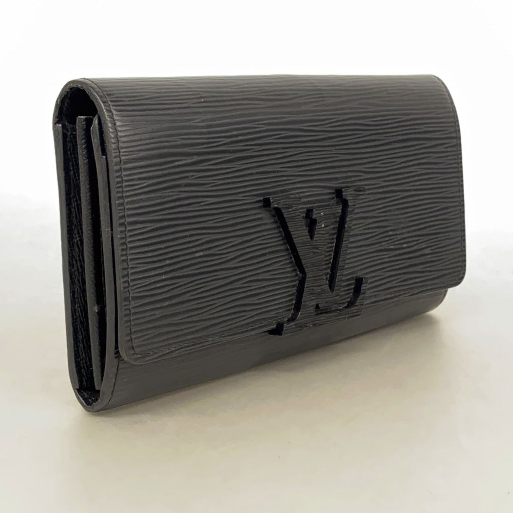 Louis Vuitton Wallet Epi Portefeuille Louise Noir — view 2