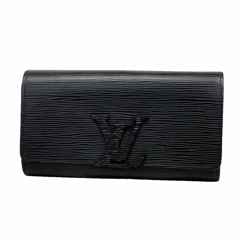 Louis Vuitton Wallet Epi Portefeuille Louise Noir