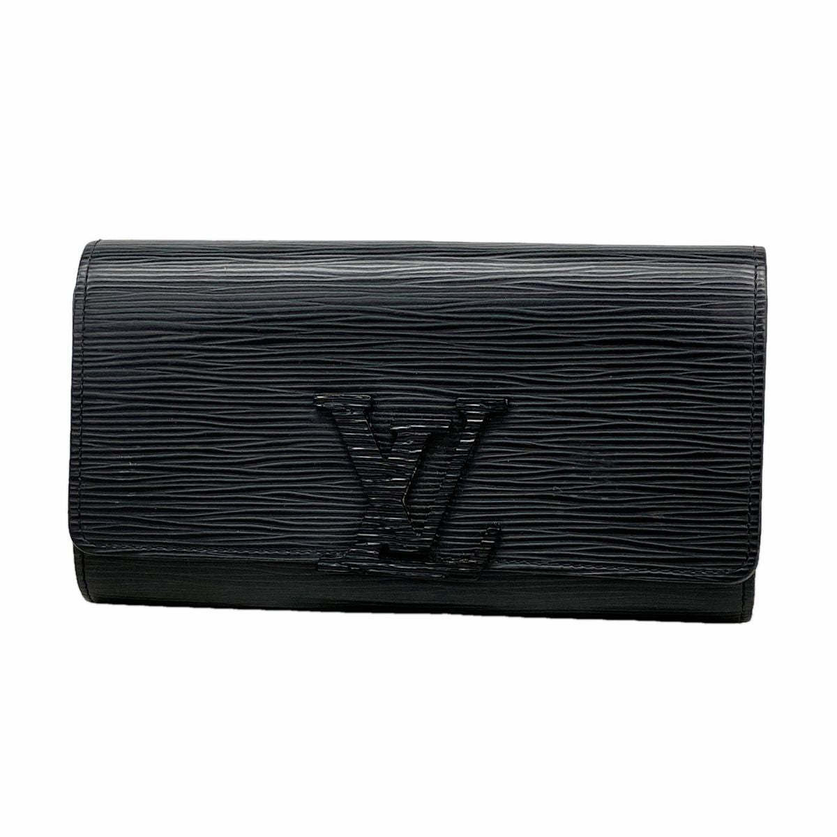 Louis Vuitton Wallet Epi Portefeuille Louise Noir