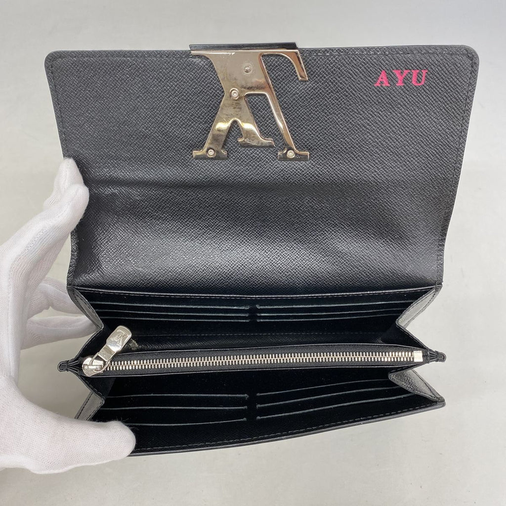 Louis Vuitton Wallet Epi Portefeuille Louise Noir — view 3