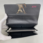 Louis Vuitton Wallet Epi Portefeuille Louise Noir — view 3
