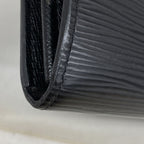 Louis Vuitton Wallet Epi Portefeuille Louise Noir — view 6