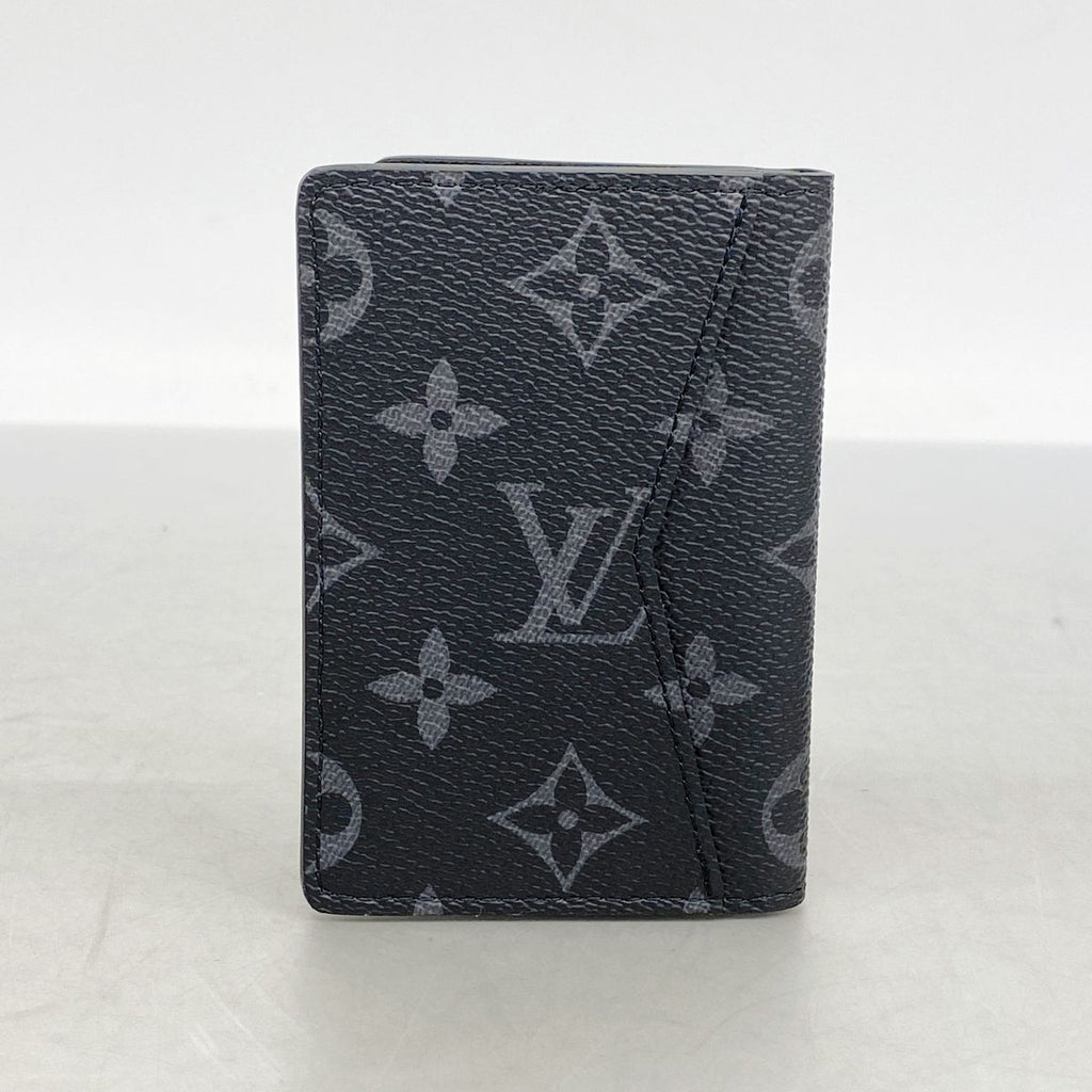 Louis Vuitton Card Case Monogram Eclipse Pocket Organizer Black — view 6