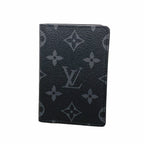 Louis Vuitton Card Case Monogram Eclipse Pocket Organizer Black