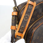 Louis Vuitton Shoulder Bag Monogram Amazon Brown — view 8