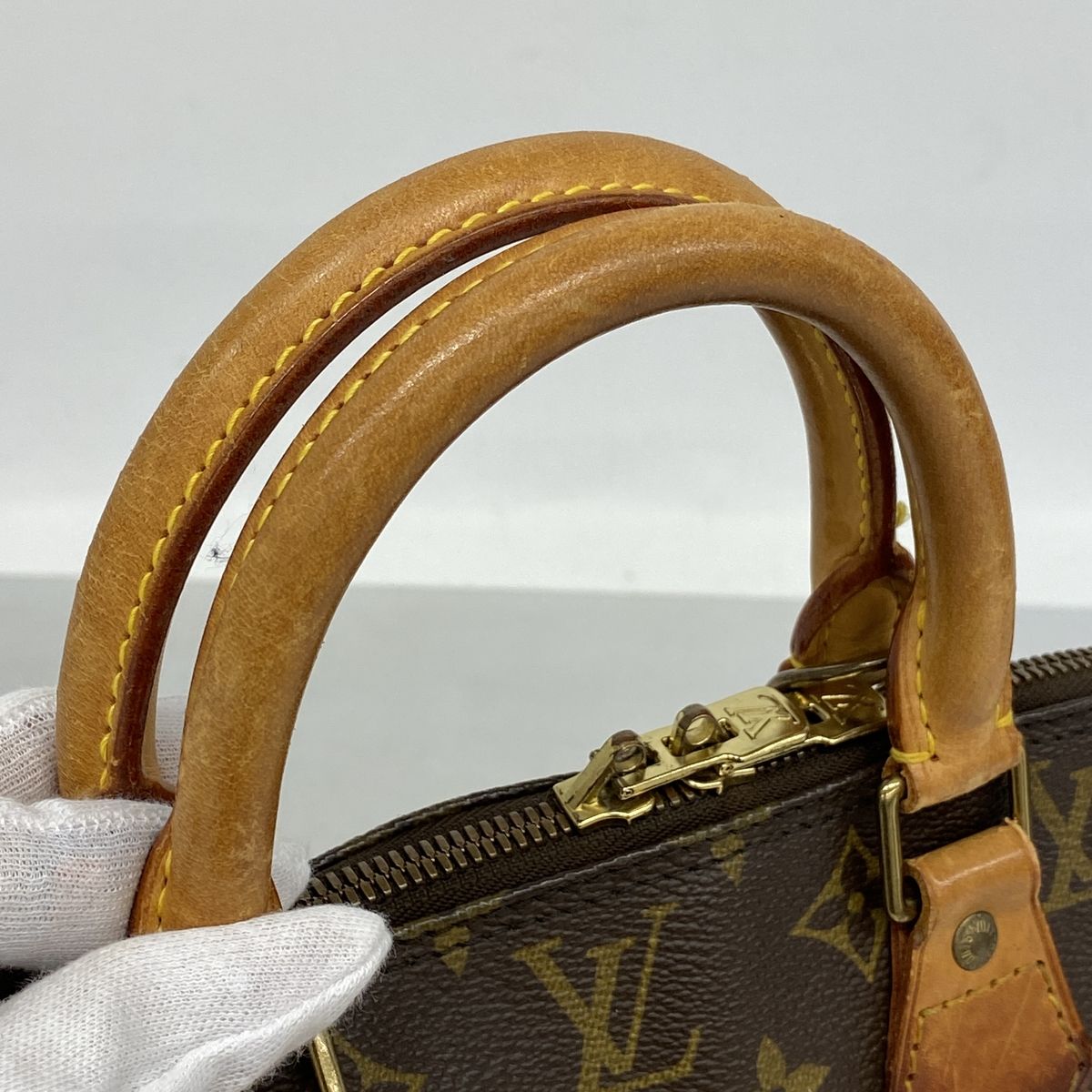 Louis Vuitton Handbag Monogram Alma Brown — view 8