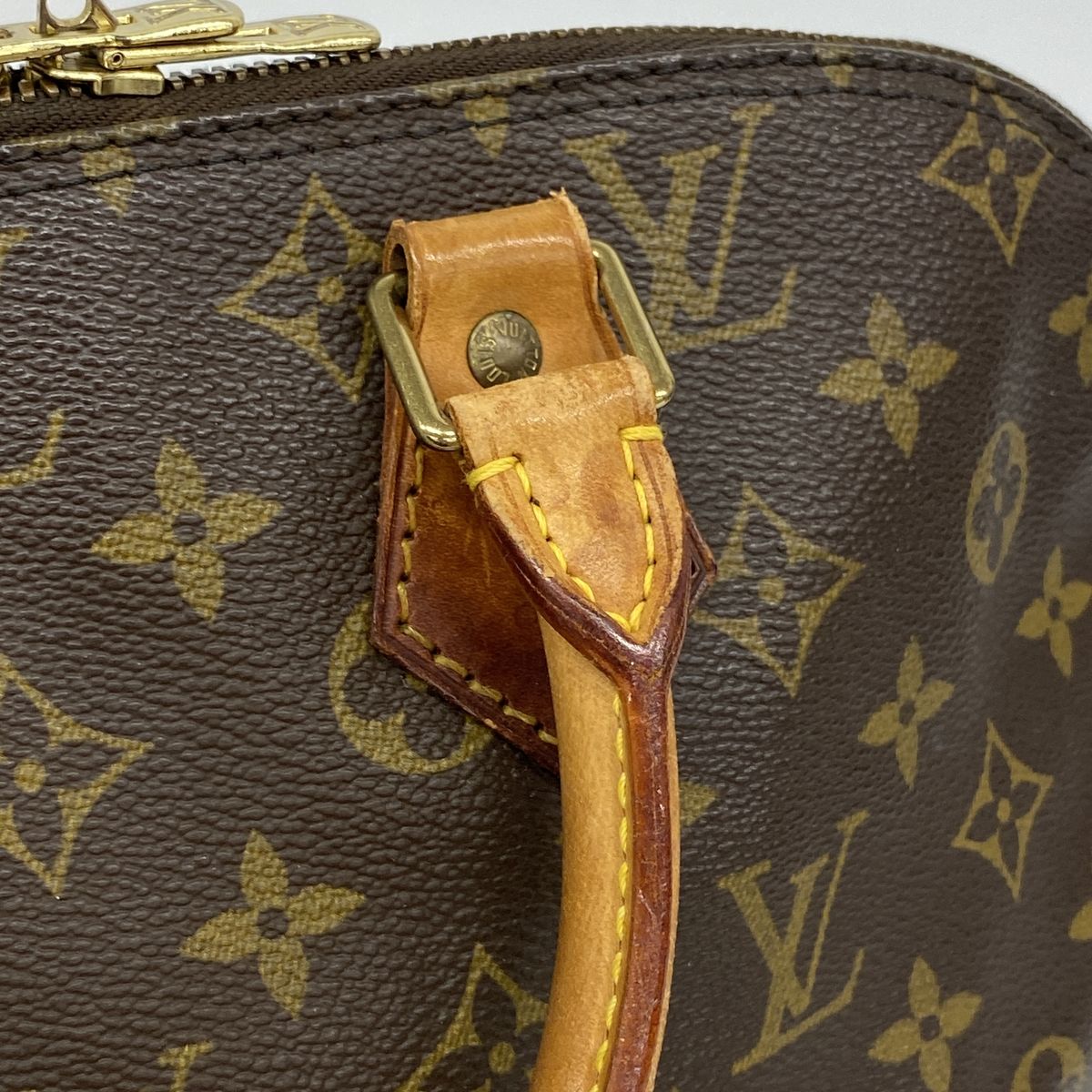 Louis Vuitton Handbag Monogram Alma Brown — view 7