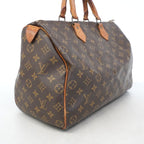 Louis Vuitton Handbag Monogram Speedy 35 Brown — view 2
