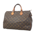 Louis Vuitton Handbag Monogram Speedy 35 Brown
