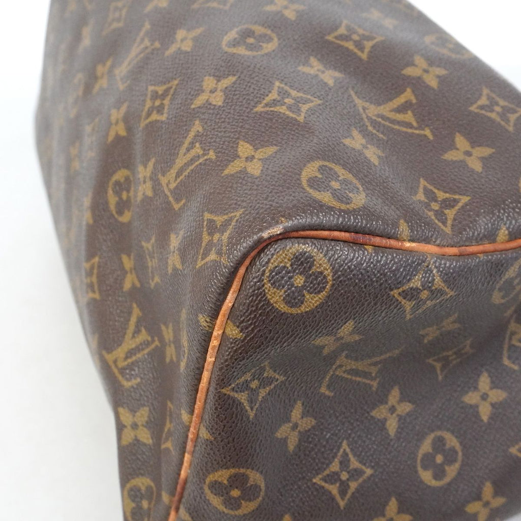 Louis Vuitton Handbag Monogram Speedy 35 Brown — view 8
