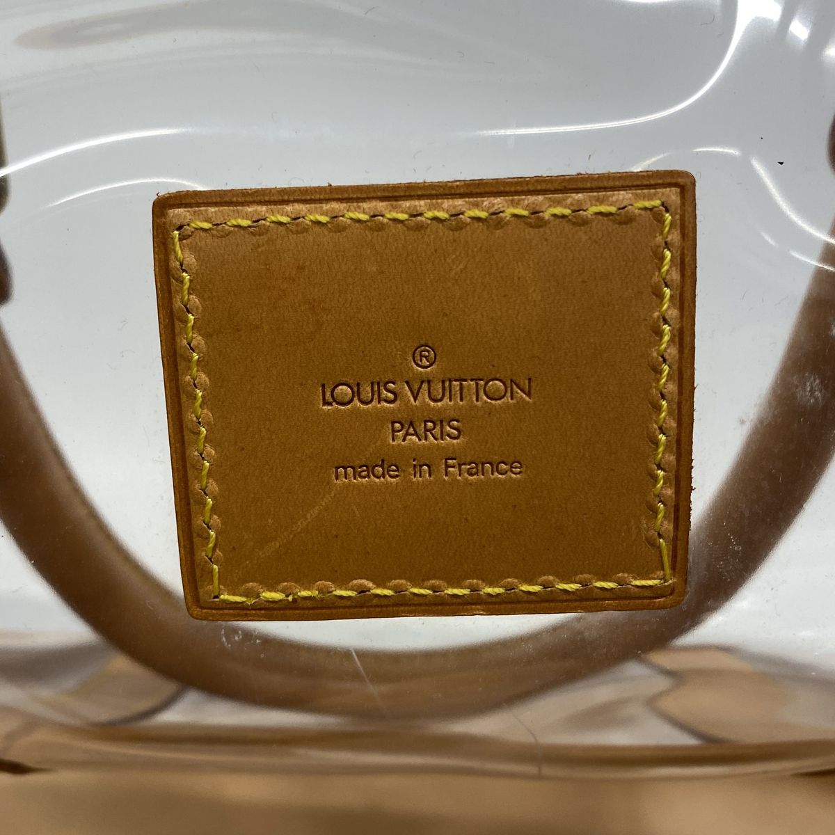 Louis Vuitton Tote Bag 100 Anniversary Collection Isaac Mizrahi Clear Brown — view 5