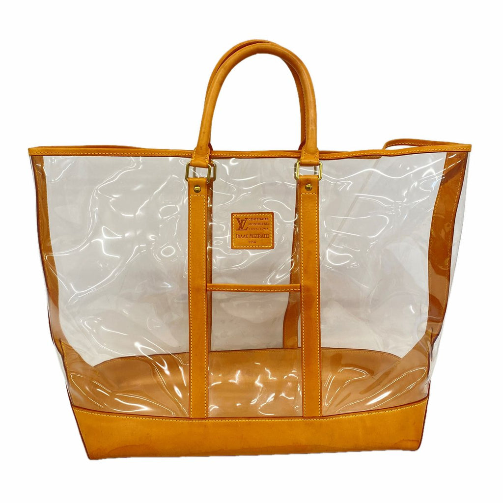 Louis Vuitton Tote Bag 100 Anniversary Collection Isaac Mizrahi Clear Brown