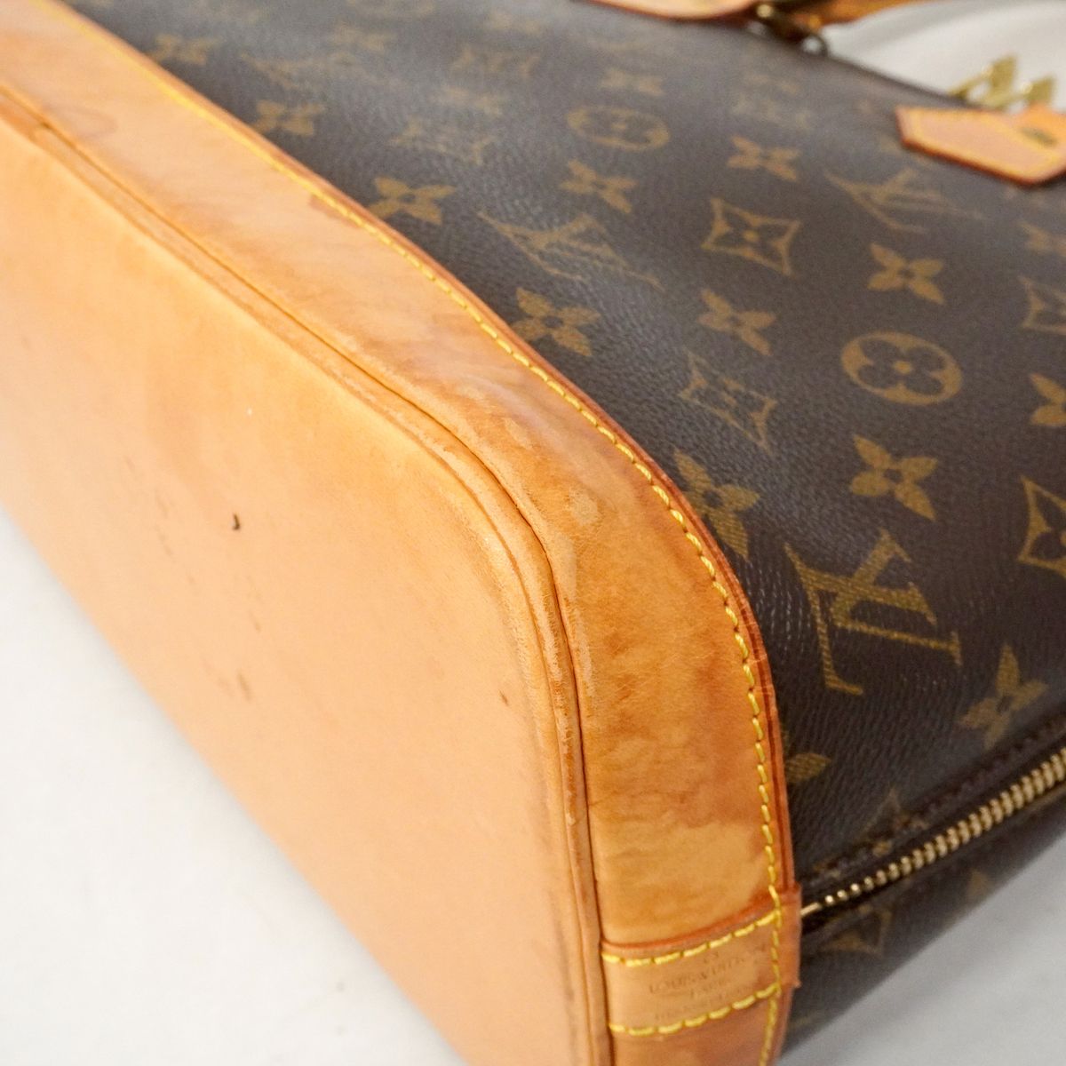 Louis Vuitton Handbag Monogram Alma Brown — view 6