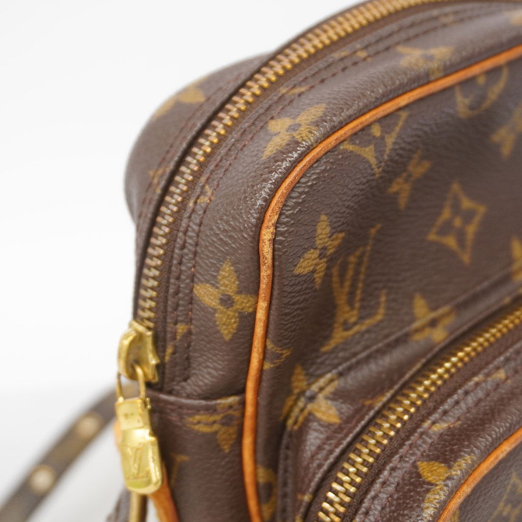 Louis Vuitton Shoulder Bag Monogram Amazon Brown — view 6