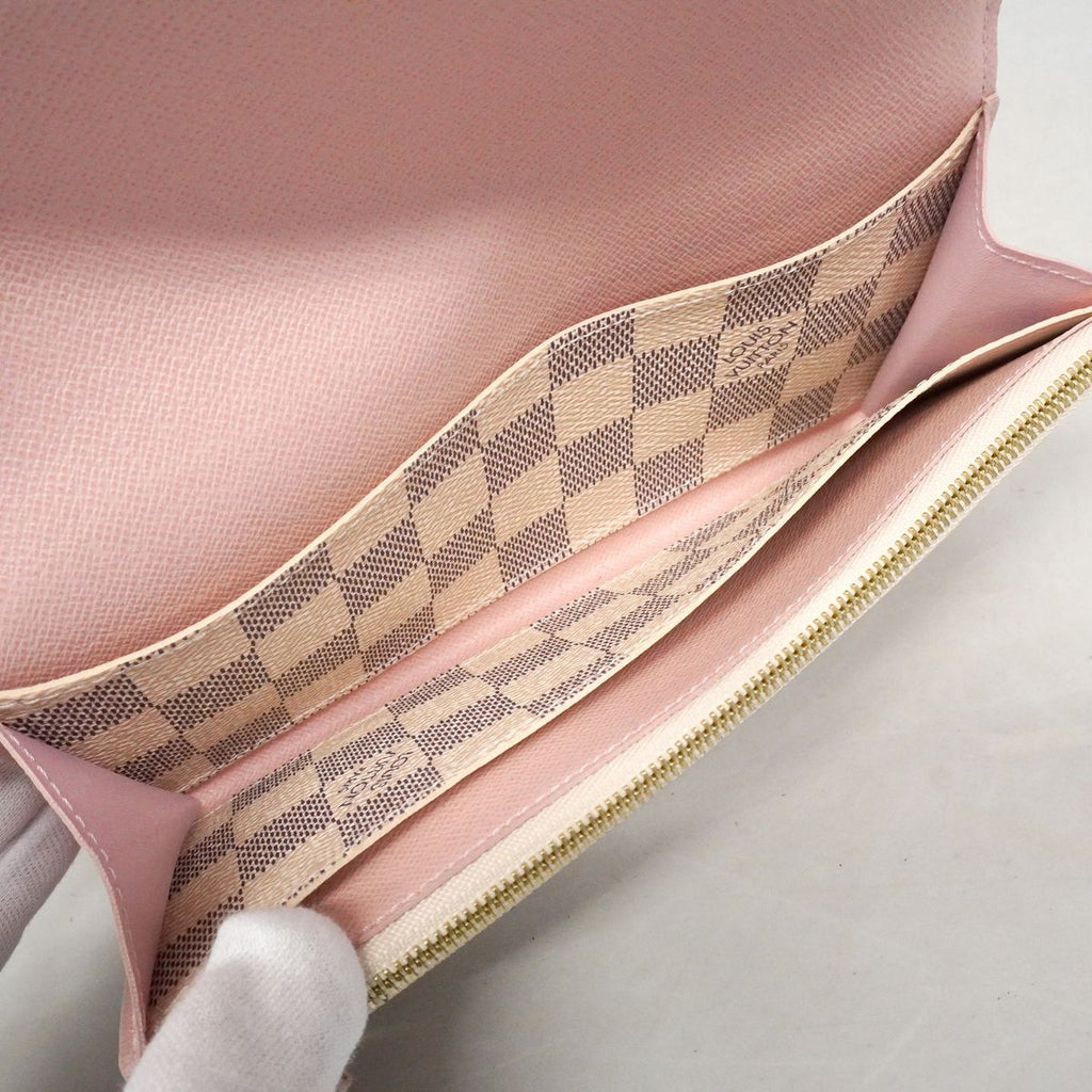 Louis Vuitton Wallet Damier Azur Portefeuille Emily Rose Ballerine — view 4
