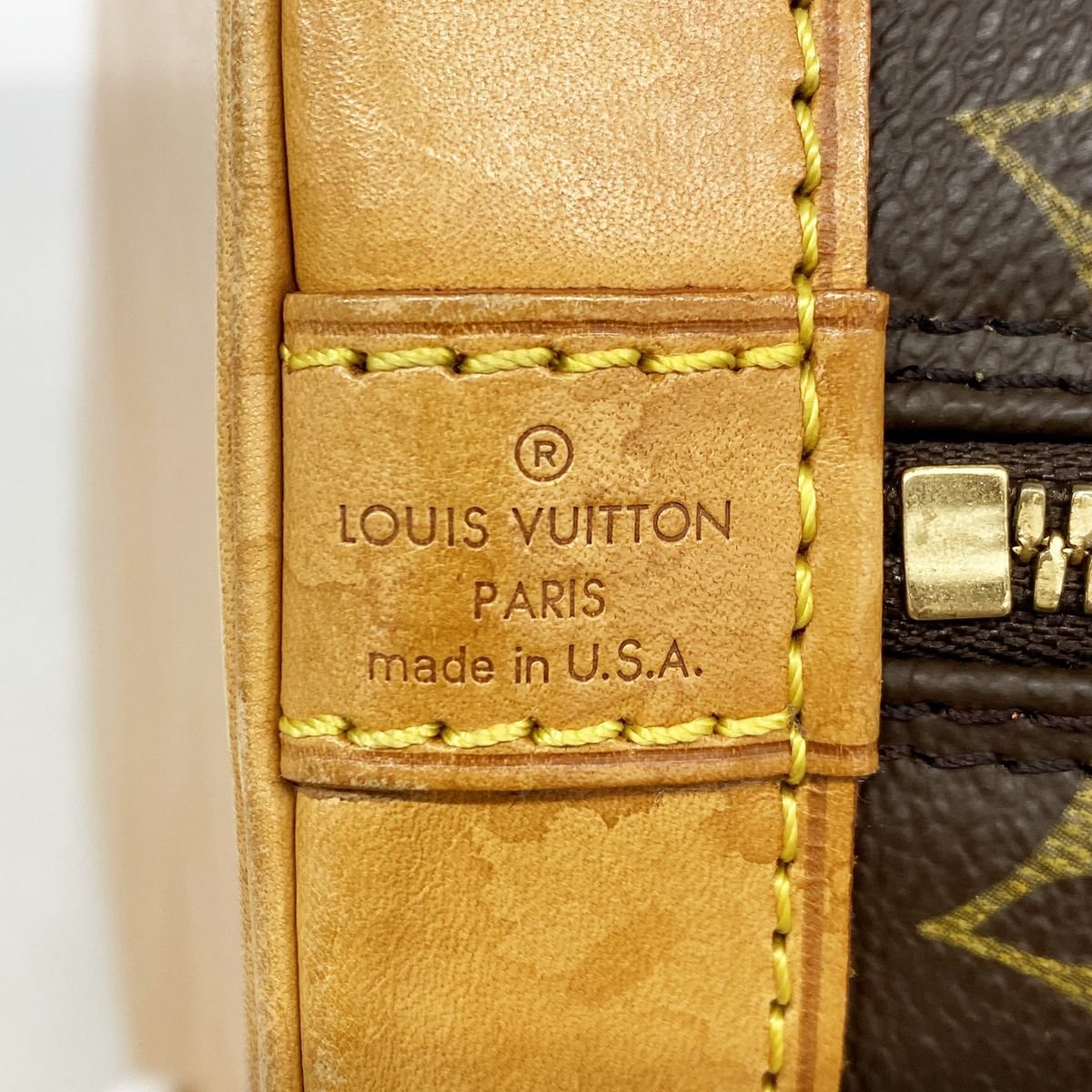 Louis Vuitton Handbag Monogram Alma Brown 2-Way Bag — view 5