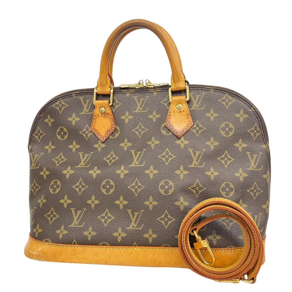 Louis Vuitton Handbag Monogram Alma Brown 2-Way Bag