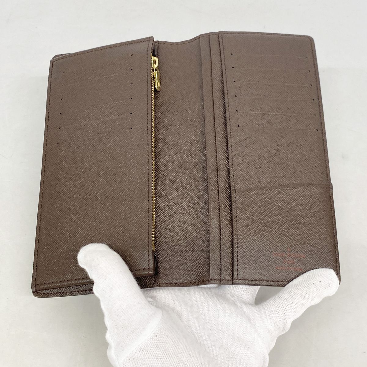 Louis Vuitton Wallet Damier Portefeuille Brazza Ebene — view 3