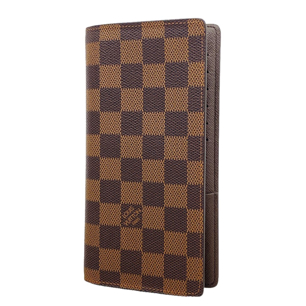 Louis Vuitton Wallet Damier Portefeuille Brazza Ebene