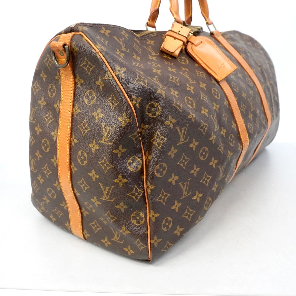 Louis Vuitton Boston Bag Monogram Keepall Bandouliere 60 Brown — view 2