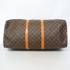 Louis Vuitton Boston Bag Monogram Keepall Bandouliere 60 Brown — view 3