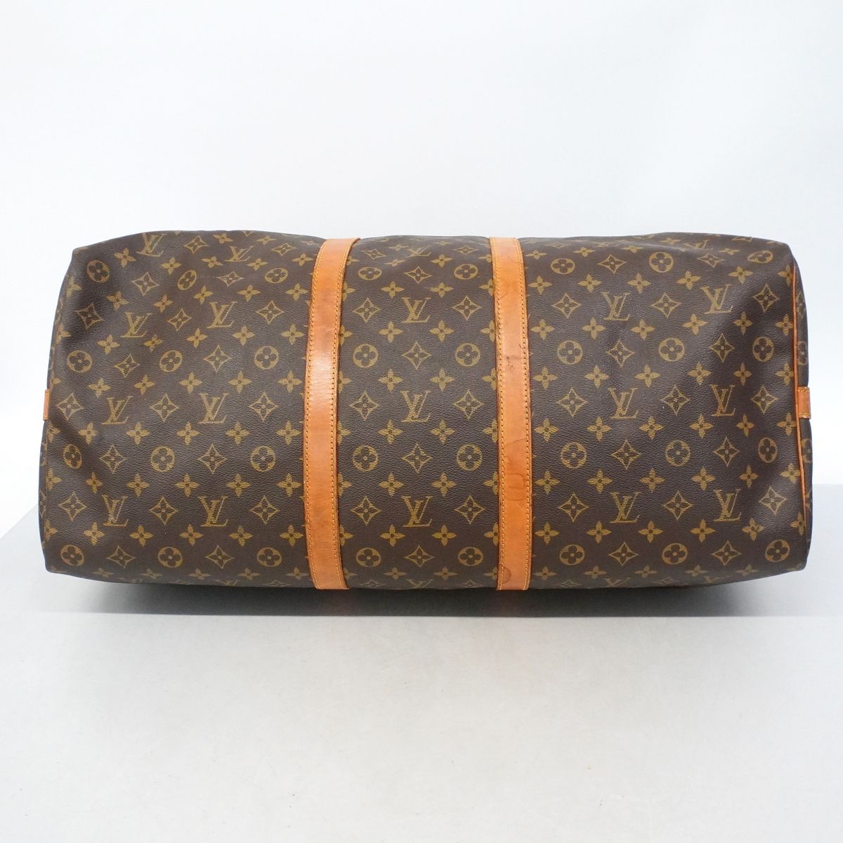 Louis Vuitton Boston Bag Monogram Keepall Bandouliere 60 Brown — view 3