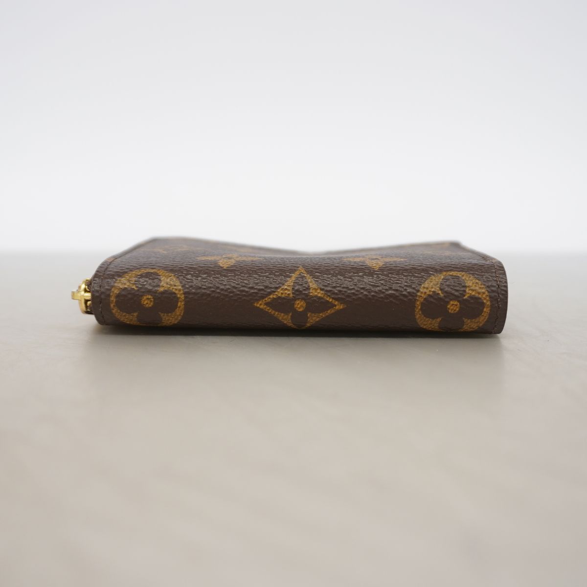 Louis Vuitton Coin Purse Monogram Zippy Brown — view 2
