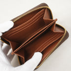 Louis Vuitton Coin Purse Monogram Zippy Brown — view 3