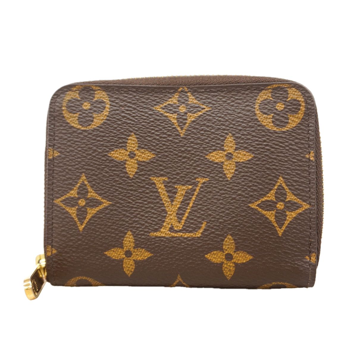 Louis Vuitton Coin Purse Monogram Zippy Brown