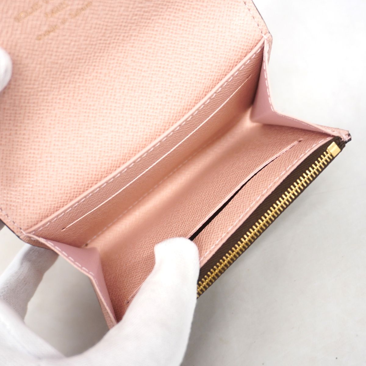 Louis Vuitton Coin Purse Monogram Porte Monnaie Rosalie Rose Ballerine — view 3
