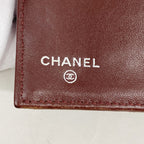 Chanel Trifold Wallet Quilted Lambskin Black Silver — view 4