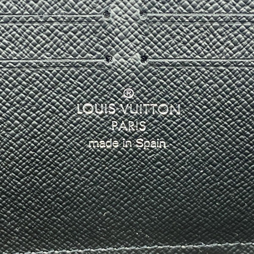 Louis Vuitton Wallet Monogram Macassar Zippy Dragonne Brown Black — view 4