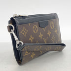 Louis Vuitton Wallet Monogram Macassar Zippy Dragonne Brown Black — view 2