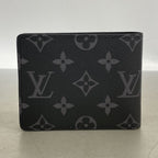 Louis Vuitton Billfold Monogram Eclipse Portefeuille Slender Black Wallet — view 7