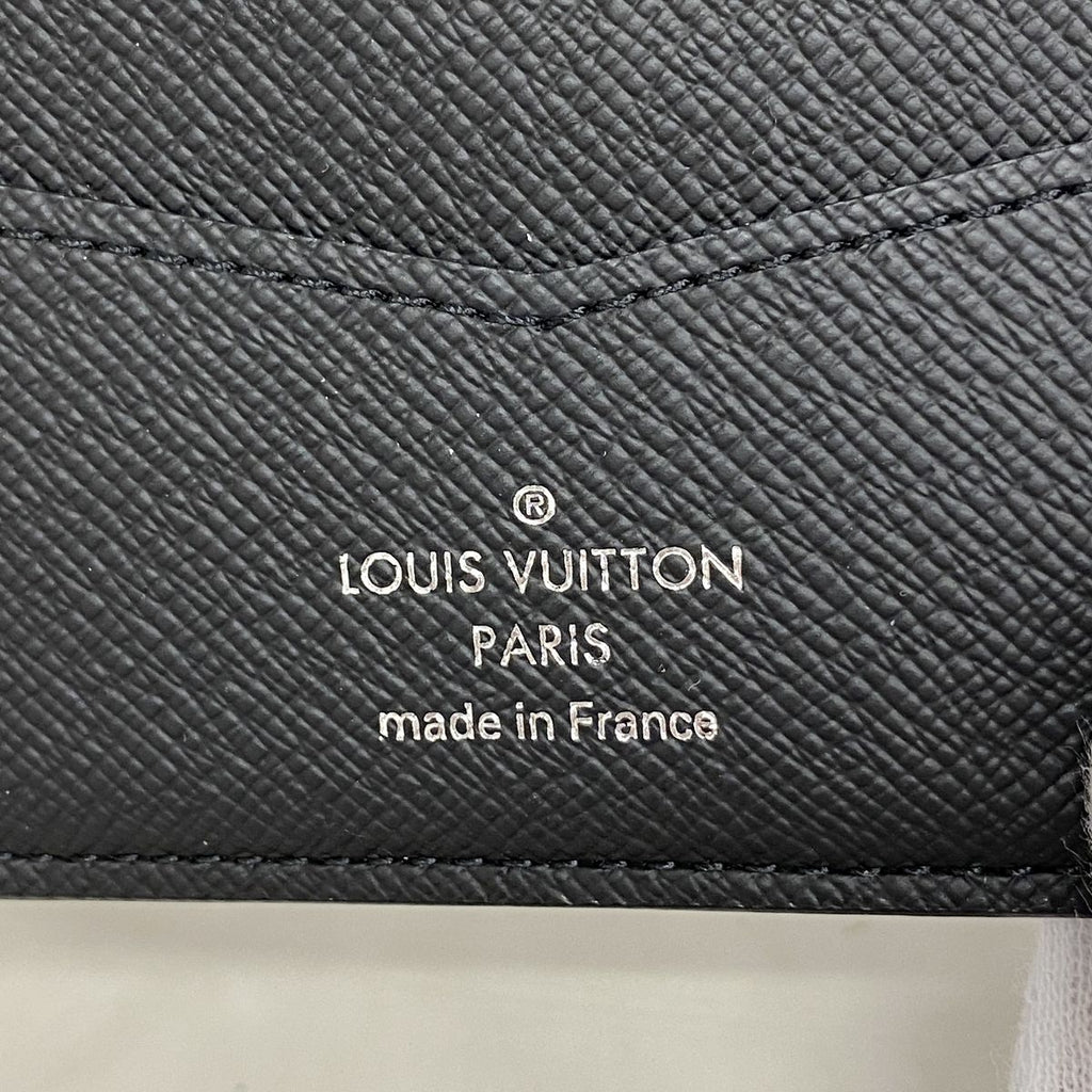 Louis Vuitton Billfold Monogram Eclipse Portefeuille Slender Black Wallet — view 4