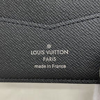 Louis Vuitton Billfold Monogram Eclipse Portefeuille Slender Black Wallet — view 4