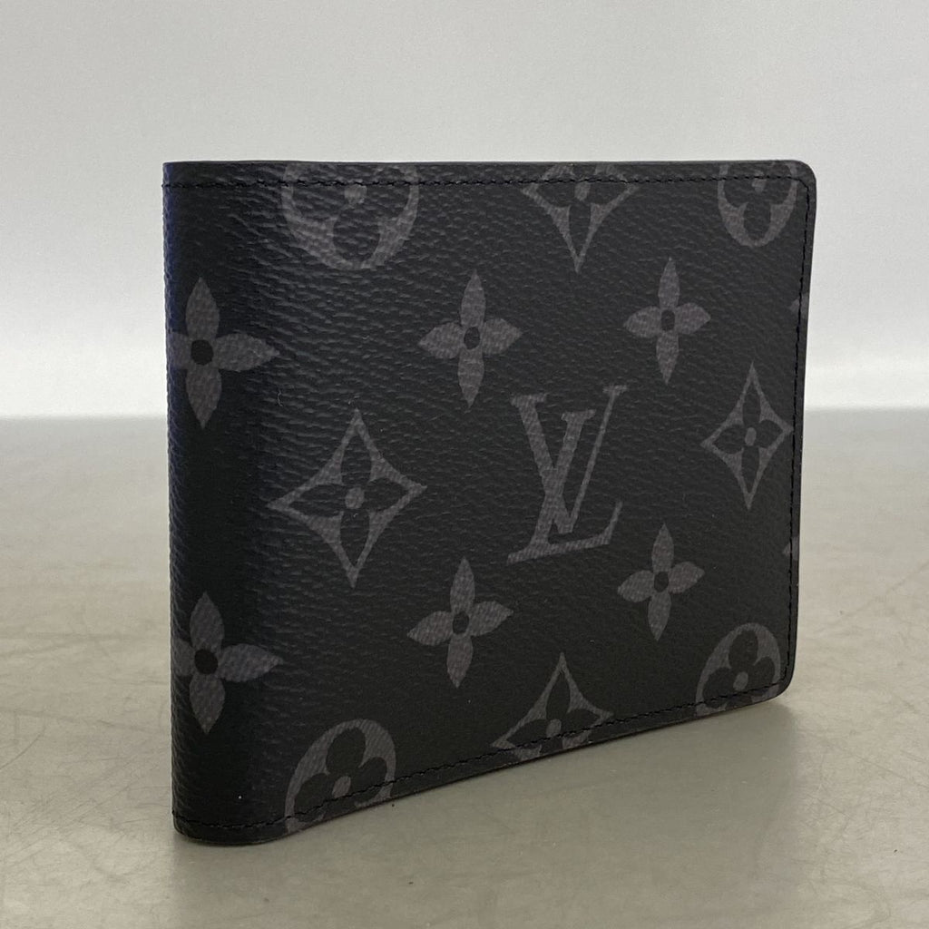 Louis Vuitton Billfold Monogram Eclipse Portefeuille Slender Black Wallet — view 2