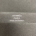 Hermes Card Case Bearn Mini Monochrome Veau Madame So Black — view 4