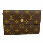 Louis Vuitton Trifold Wallet Monogram Portefeuille Alexandra Brown