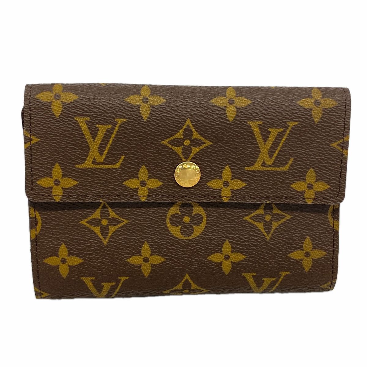 Louis Vuitton Trifold Wallet Monogram Portefeuille Alexandra Brown