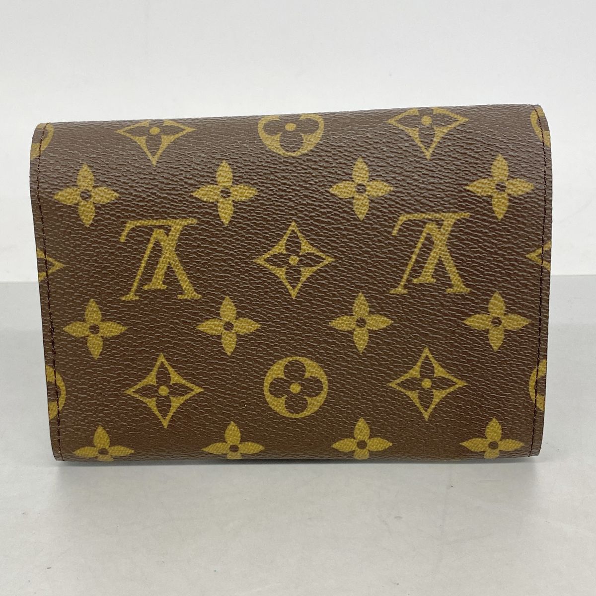 Louis Vuitton Trifold Wallet Monogram Portefeuille Alexandra Brown — view 6