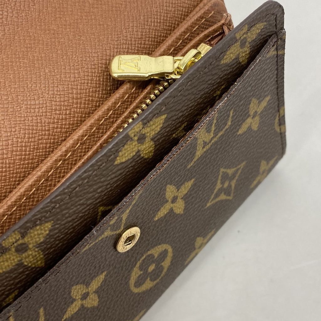 Louis Vuitton Trifold Wallet Monogram Portefeuille Alexandra Brown — view 5